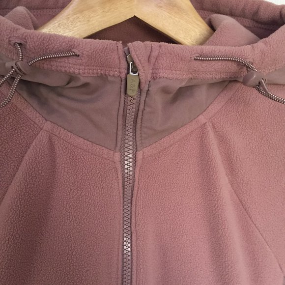 Abercrombie & Fitch Full Zip Hooded Jacket /Fleece - Picture 5 of 13